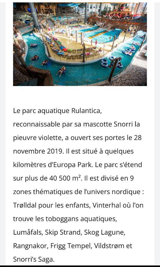 Location Mh Situee A 15 Mn D Europa Park Et Rulantika Daire Boofzheim Dış mekan fotoğraf